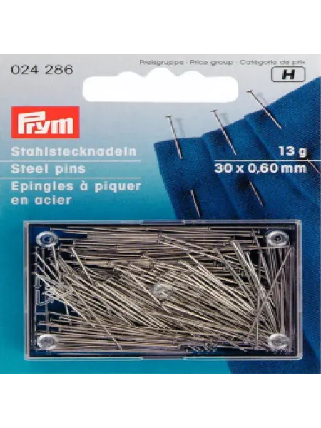 Prym Булавки для закалывания особо тонкие (сталь) №6 0,60*30 мм