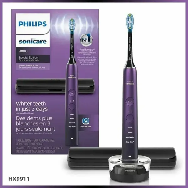 Philips sonicare Электрическая зубная щетка Sonicare DiamondClean 9000 HX9911…