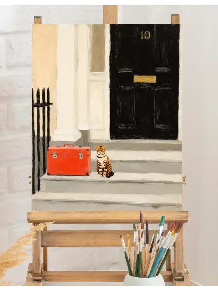 Art on Canvas Крыльцо Картина по номерам на холсте 40х50 см