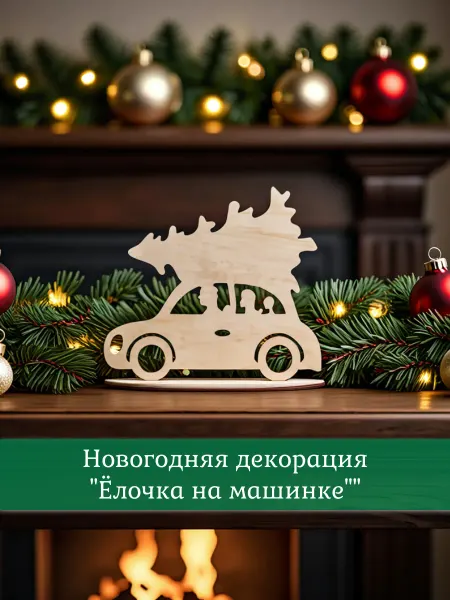 Woodiki Набор для творчества Новогодний сюжет