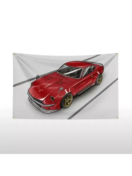 RoniCroker Флаг плакат баннер JDM Nissan 240Z Ниссан