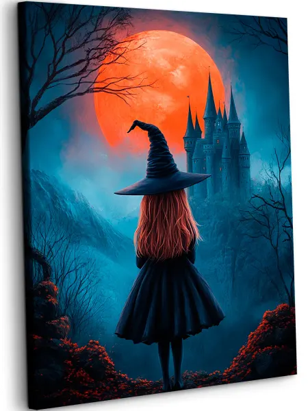 Art on Canvas Юная ведьма Картина по номерам 40х50 см