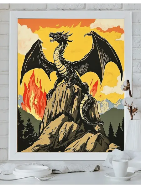 Art on Canvas Владыка огненных земель Картина по номерам 40х50 см
