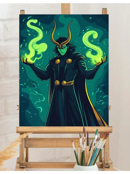 Art on Canvas Вызов хаоса Картина по номерам 40х50 см