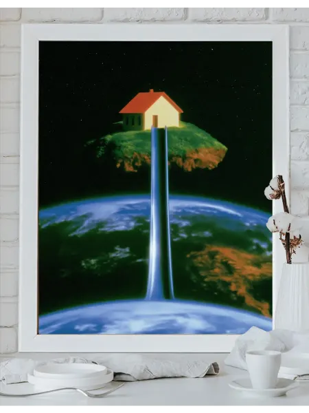 Art on Canvas Космическая горка Картина по номерам на холсте 40х50 см