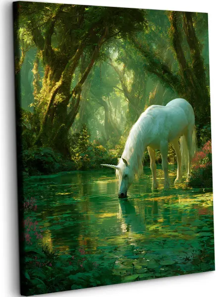 Art on Canvas Единорог Картина по номерам 40х50 см