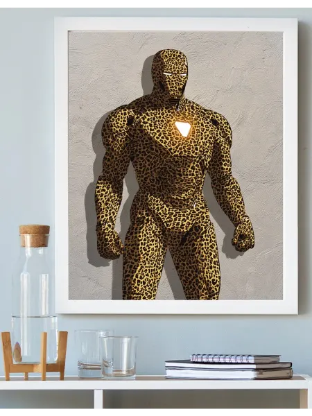 Art on Canvas Железный человек Картина по номерам на холсте 40х50 см