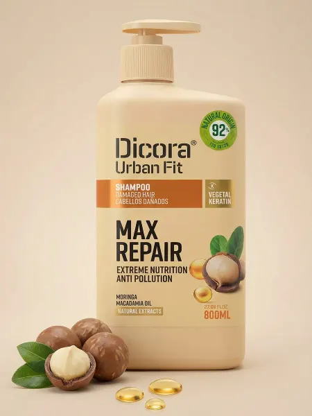 Dicora Urban Fit Dicora Шампунь для поврежденных волос, 800 мл