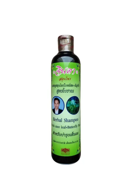 Jinda Herbal Тайский травяной шампунь от выпадения волос, 250 мл