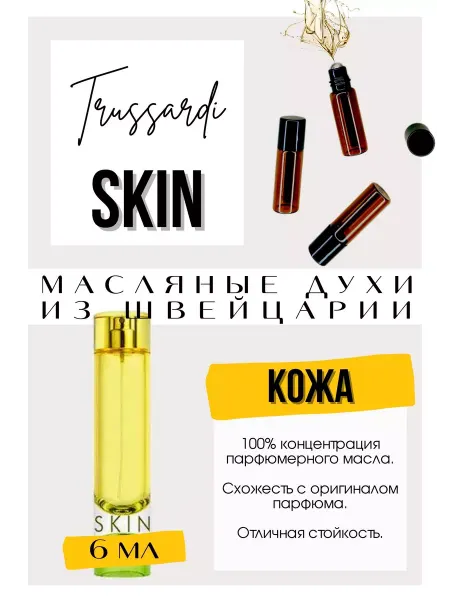 GET PARFUM Skin Трусарди духи масляные роликовые
