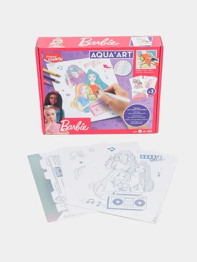 Творческий набор AQUA ART - WATERCOLOR PAINTINGS BARBIE MAPED 907073 q0000050792