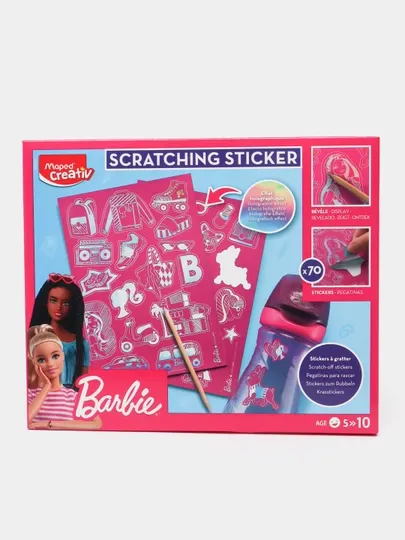 Творческий набор Scratching Sticker - Barbie Maped 907075 q0000050794
