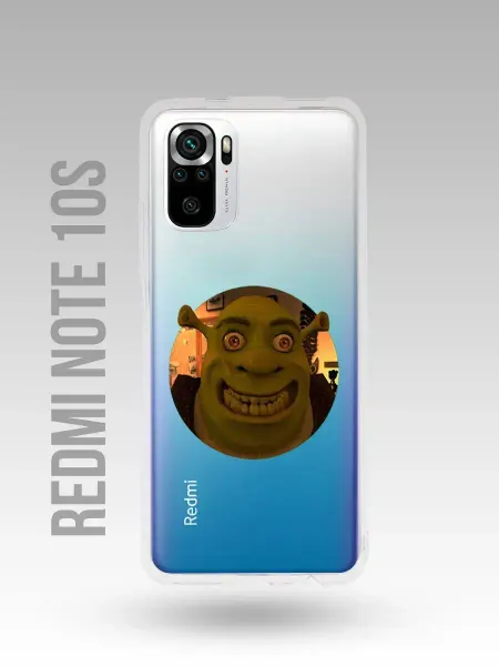 Каждому своё Cartoons Чехол на Xiaomi Redmi Note 10 10S Шрекси Shreksi Шрек Фиона