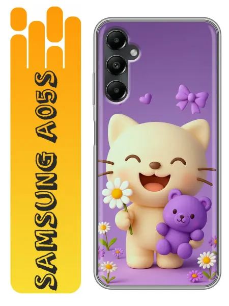 360skin Чехол на Samsung Galaxy A05s котенок для девочек