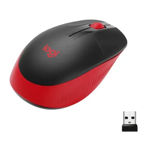 Мышь беспроводная M190 Full-Size Red, оптическая светодиодная Logitech (910-005926)
