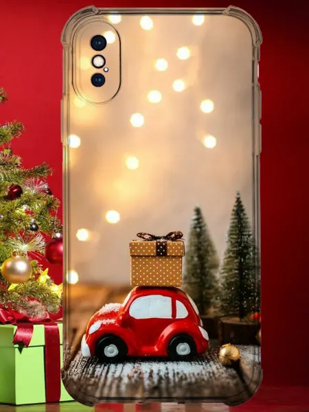 CaseProstranstvo чехол на iPhone x xs новогодний