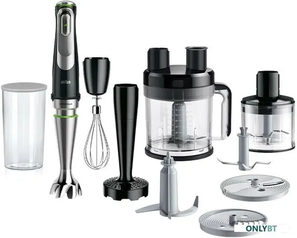 Погружной блендер Braun MQ 9187 XLI, черный