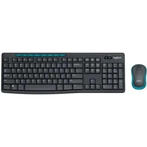 Клавиатура и мышь беспроводные MK275, оптическая светодиодная, мембранная Logitech (920-007721)