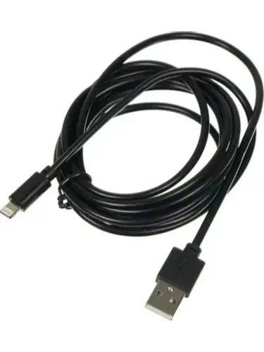 Кабель USB(Am)-Lightning 8-pin(M), 2 м, черный, Digma (1084561)
