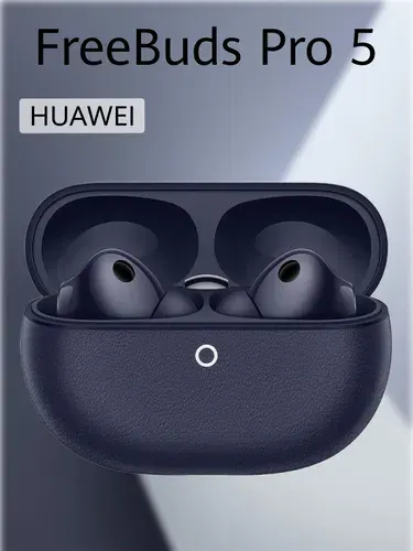 Наушники беспроводные внутриканальные, FREEBUDS PRO 5 BLUE HUAWEI Bluetooth 6.0, 537 мАч (55038979)