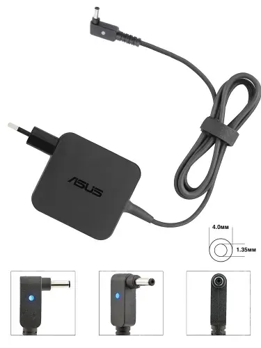 Зарядное устройство для ноутбука Asus, Taichi 21, 19V - 2,37А, (Штекер: 4.0-1.35мм) 45 Вт Квадратный