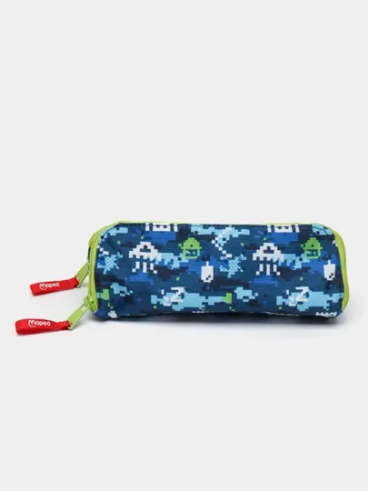 Пенал двойной XXL PC FANCY BLUE PIXEL Maped 932804