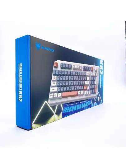 Игровая клавиатура Xunfox K82, 94 кнопки, RGB-освещение, пользовательский дизайн