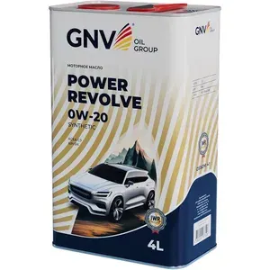 GNV POWER REVOLVE 0W-20 Масло моторное, Синтетическое, 4 л