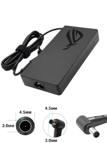 Зарядное устройство для ноутбука Asus, Vivobook M7600QC-L2002, 20V - 6A, (Штекер: 4.5x3.0мм с иглой) 120 Вт Slim