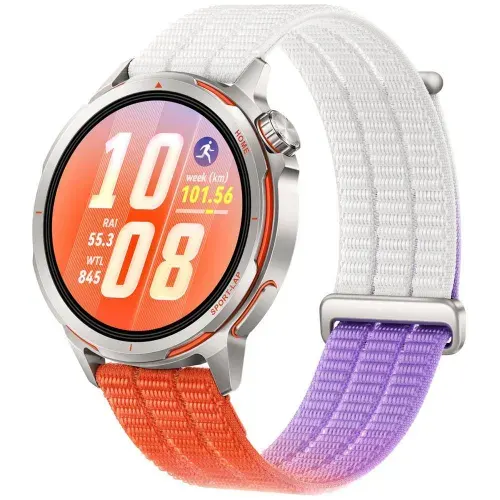 Умные часы GT RUNNER 2 ORANGE HUAWEI, диаг. 1.32, AMOLED титан корп., связь Bluetooth, NFC, оранжевый серебристый (55020HJU)