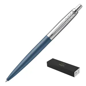 Ручка шариковая автоматическая Parker "Jotter XL Blue CT" синяя, 1 мм