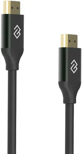 Аудио кабель Digma, видео HDMI (m) 3м. феррит.кольца позолоч.конт. черный (D-HDMI-V2.1-3M)