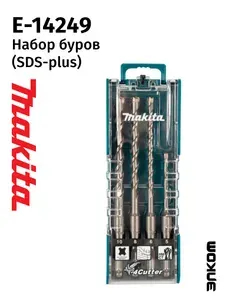 Набор буров SDS-plus 4Cutter 4 шт. (5,6,8,10 мм), Makita E-14249, для перфораторов