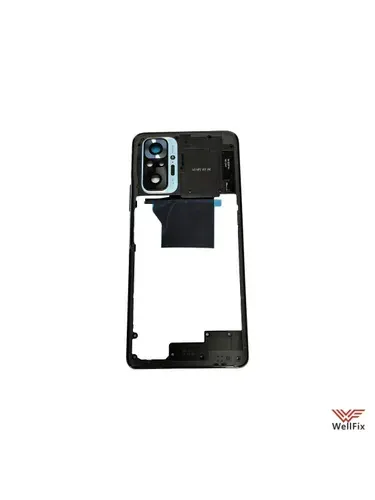 Средняя часть корпуса для Xiaomi Redmi Note 10 Pro синяя