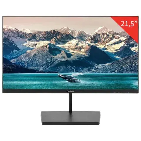 Digma 21.5" Монитор, VA, 1920x1080, 100 Гц, черный