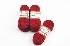 Шнурки Sports Tape Canada, 96 дюймов, для хоккейных коньков, вощеные, красные
