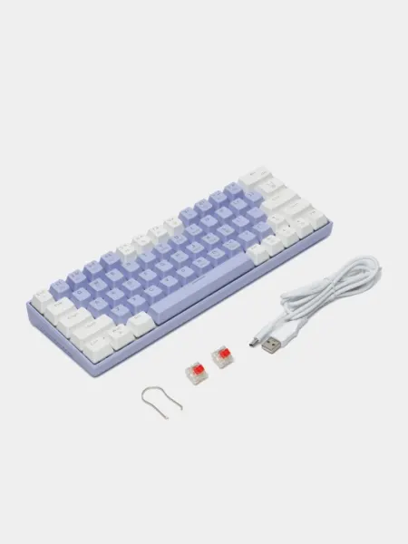 Игровая механическая клавиатура Zifrind Rgb, подсветкой с 98 клавиши игры, мультимедиа
