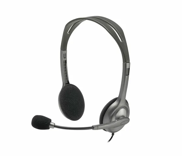 Гарнитура проводная LOGITECH Headset H110 Gray (981-000472), официальная гарантия