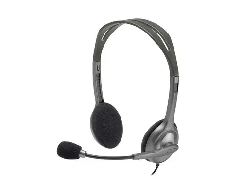 Наушники проводные Logitech Headset H110 (981-000472), серебристый