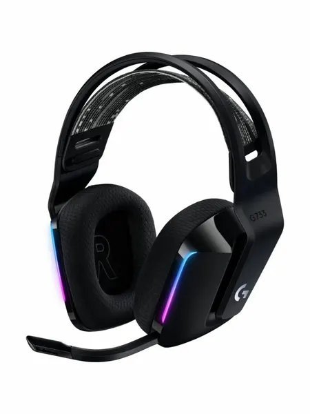 Гарнитура беспроводная LOGITECH Headset G733 Lightspeed Wireless RGB Gaming Black (981-000866)