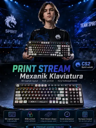 Механическая клавиатура 98K для CS2