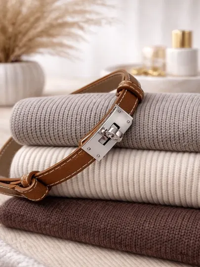 Женский пояс Hermes, длина 99 см, подходит к джинсам и платьям