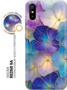 Силиконовый чехол на Xiaomi Redmi 9A с принтом "Тайны сумеречного сада"