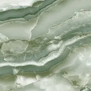 Самоклеящаяся антивандальная пленка для декора, мебели и кухонных фартуков "Зеленый оникс" (155х60 см.) Пленка для столешницы / подоконника/ холодильника.