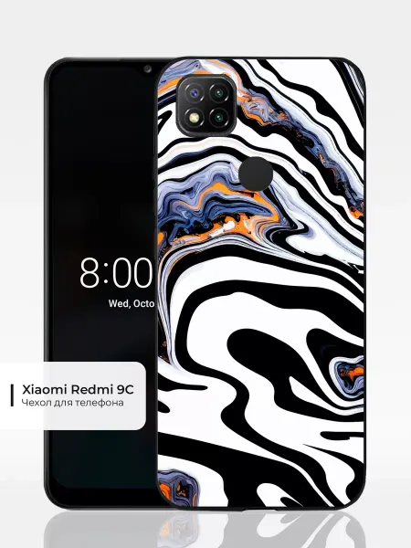Чехол на Xiaomi Redmi 9C с принтом Узоры