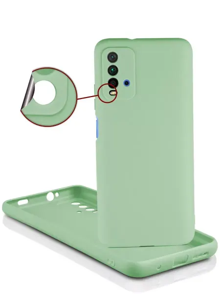GeoTrading Чехол на Xiaomi Redmi 9T силиконовый матовый бампер