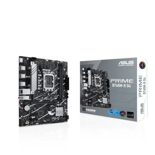 Материнская плата ASUS PRIME B760M-R D4 LGA 1700 DDR4 [90MB1HA0-M0EAY0]