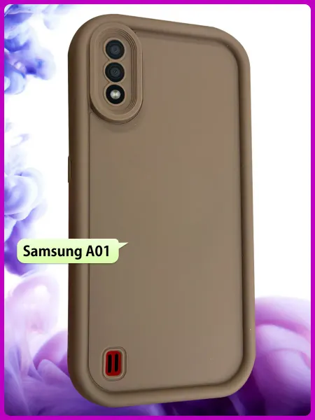 РИНОФОН Ударопрочный чехол на Samsung Galaxy A01 с высокими бортами