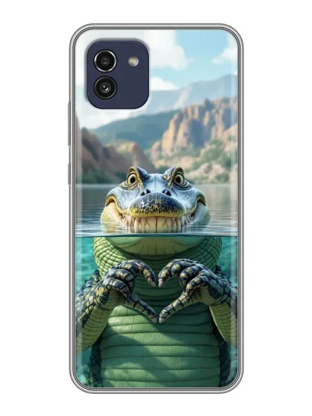 ChesnoCase Чехол на Samsung Galaxy A03 Найк для мальчика