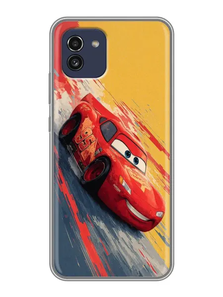 ChesnoCase Чехол на Samsung Galaxy A03 Тачки для мальчика